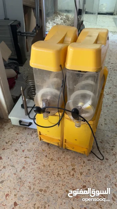 ماكنه سلش كبيره بحوضين