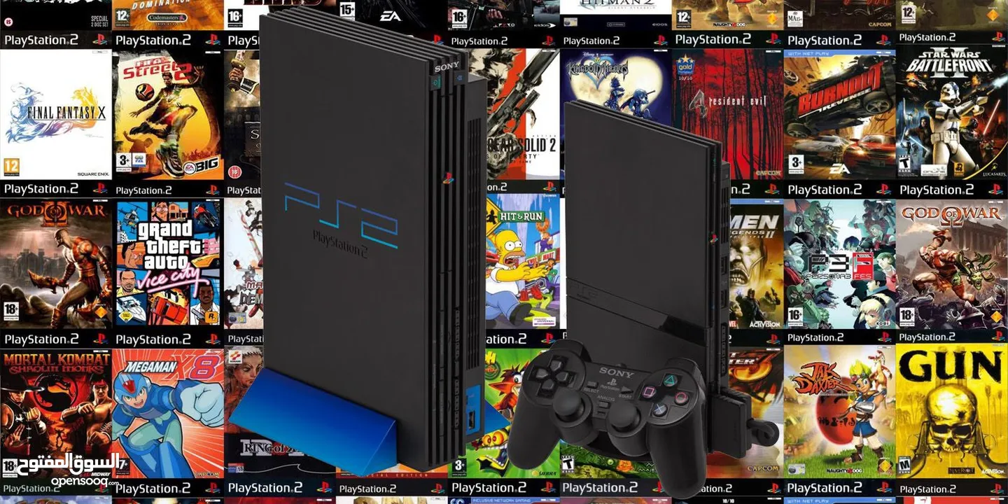 بلايستشن تو معدل فلاشة فل ألعاب Playstation 2