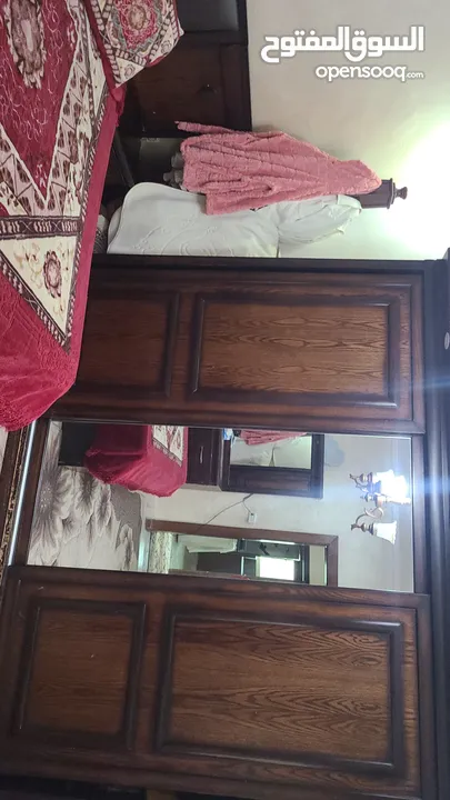 غرفة نوم خشب زان تفصيل زان ثقيله ولا اشي فيها