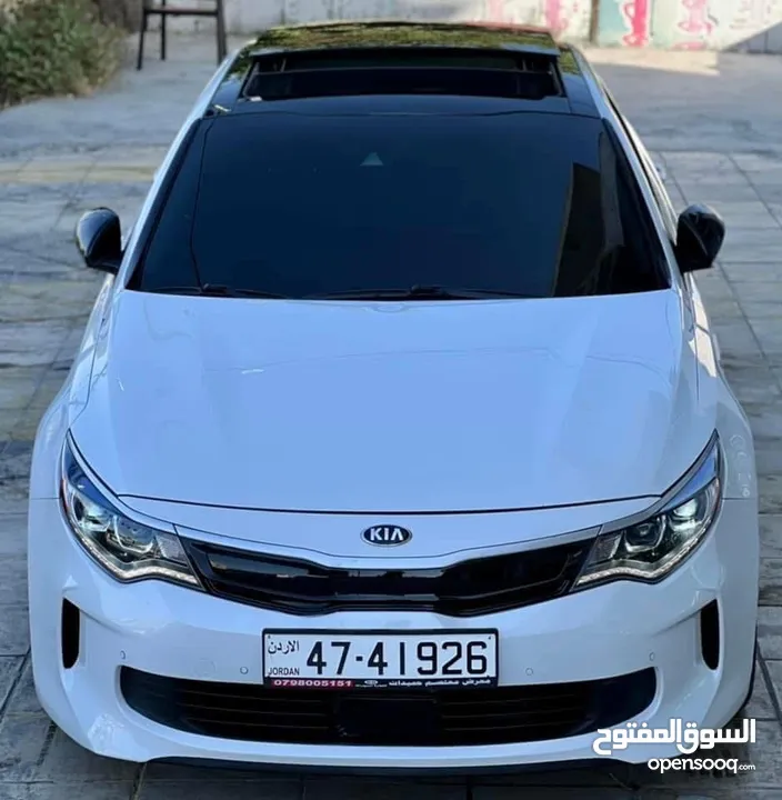 Kia optima hybrid plug in 2018 .. اعلى صنف فل اضافات فحص كامل