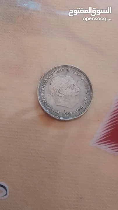 ptas 25  عام 1957 للبيع