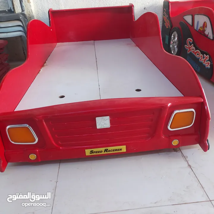 تخت اطفال شكل سياره