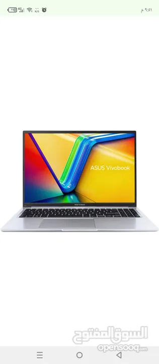 لابتوب اسوس كمبيوتر محمول Vivobook 16 M1605YA-MB279W بذاكرة وصول عشوائي (RAM) سعة 16 جيجابايت