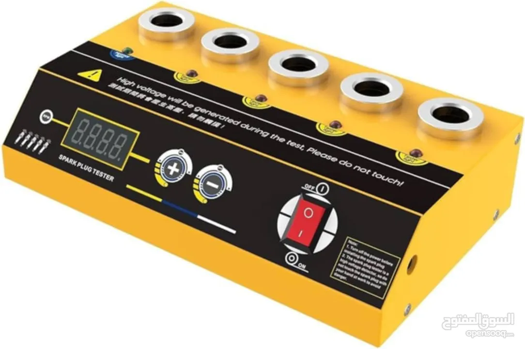 يتوفر لدينا Spark_Plug_Tester جهاز فحص بواجي 5 مداخل  ويتوفر بعدة موديلات