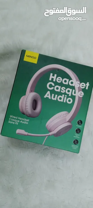 سماعة مينيسو wired headset casque audio sans fil