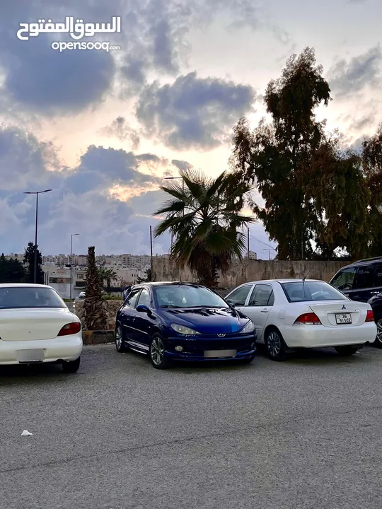 بيجو 206 موديل 2004 جير اوتوماتيك توب ترونيك ماتور 1400cc، الأجمل في الأردن