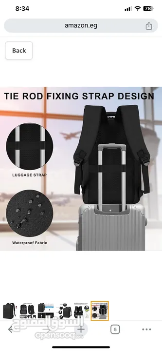 ‏laptop Backpack for Men and Women with