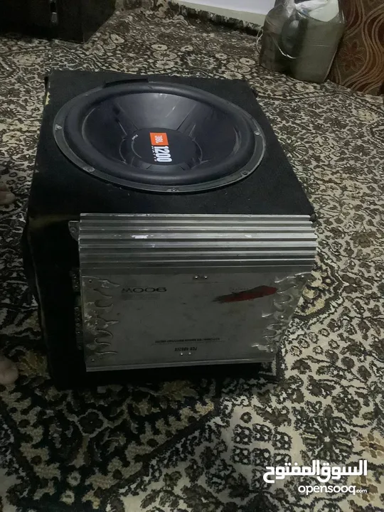 صب JBL 1200 دبل كويل مع صندوق مظغوط  للبيع