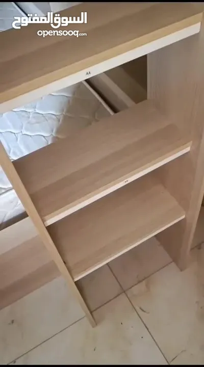 Baby bunk bed which mattress
