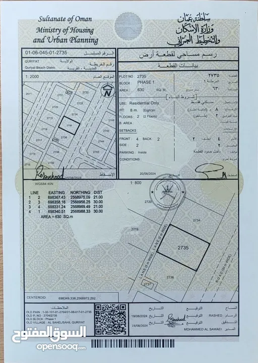 ارض للبيع قريات حي الشاطئ