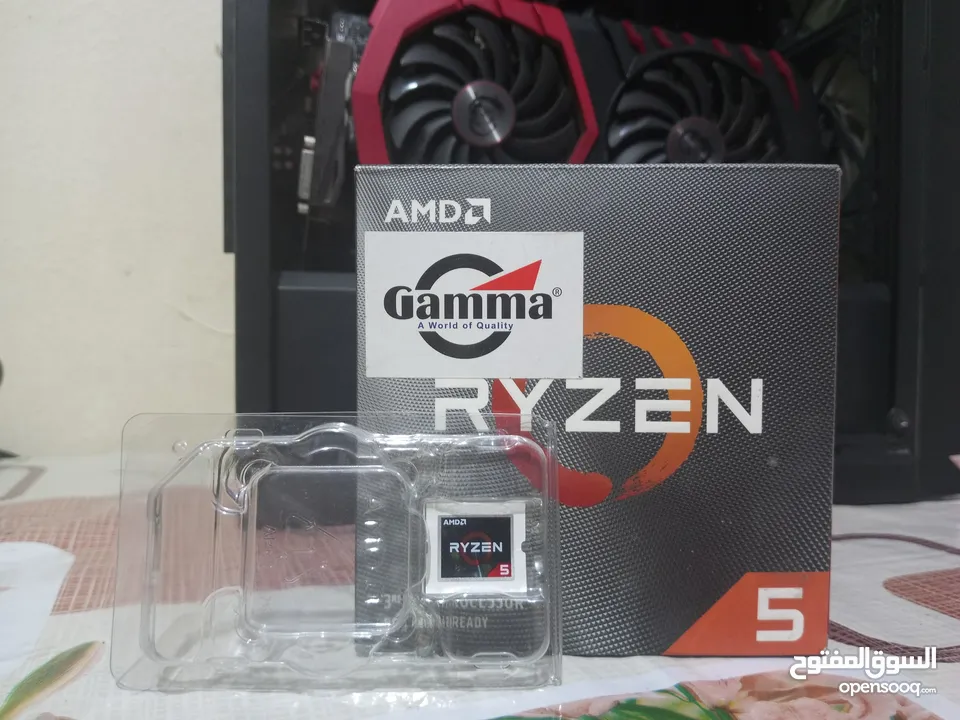 جهاز Ryzen 5 3600 مع كارت Rx 570 قابل للتفاوض في المعقول