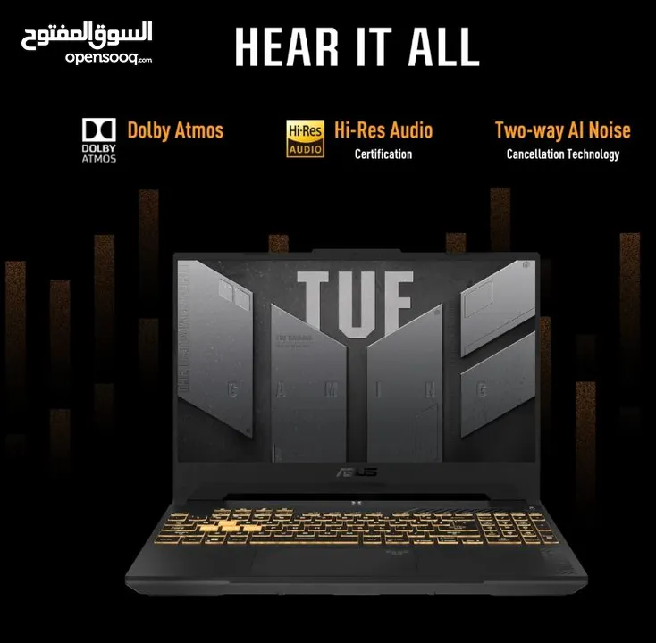 Laptop ASUS TUF Gaming F15 13th Gen Intel Core i7-13620H 10-Cores Processor NVIDIA RTX