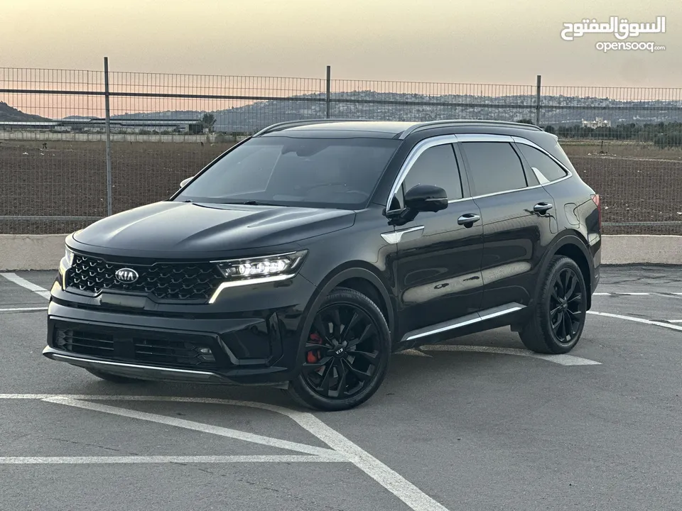 كايا سورينتو /2020 فل الفل  فتحة سقف بانوراما  2x4 ///200Hp  ديزل  2200cc  فل الفل مسكر بلاك