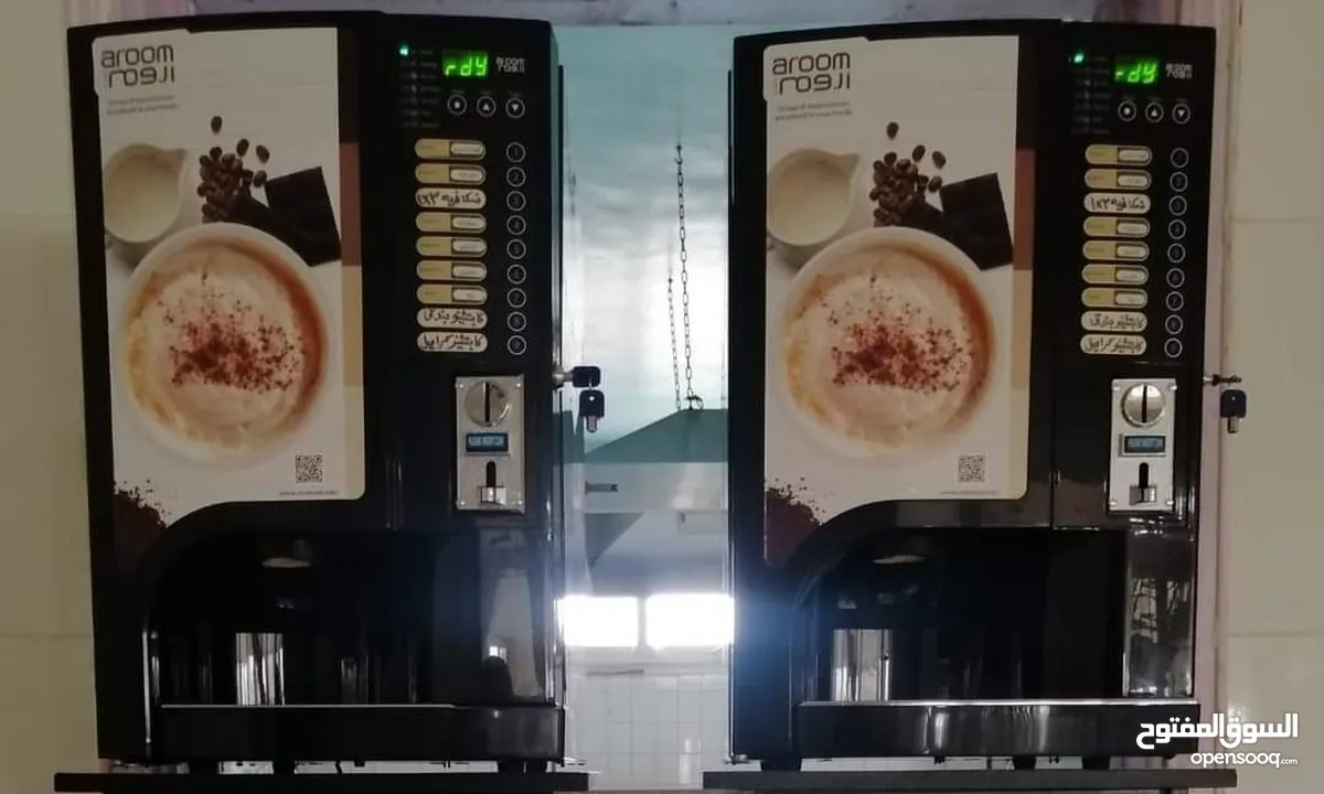 ماكينة نسكافيه و كابتشينو و قهوة و مشروبات ساخنة