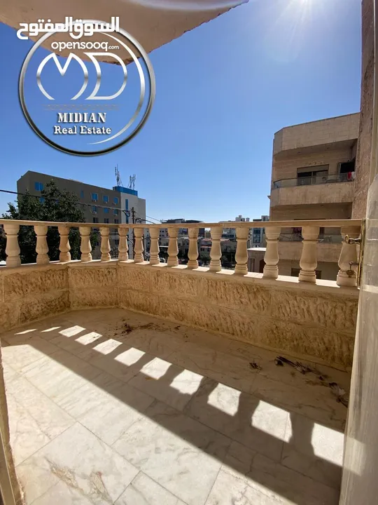 شقة للبيع خلدا مساحة 185م طابق اول اطلالة جميلة تصلح للاستثمار بسعر مميز جداً
