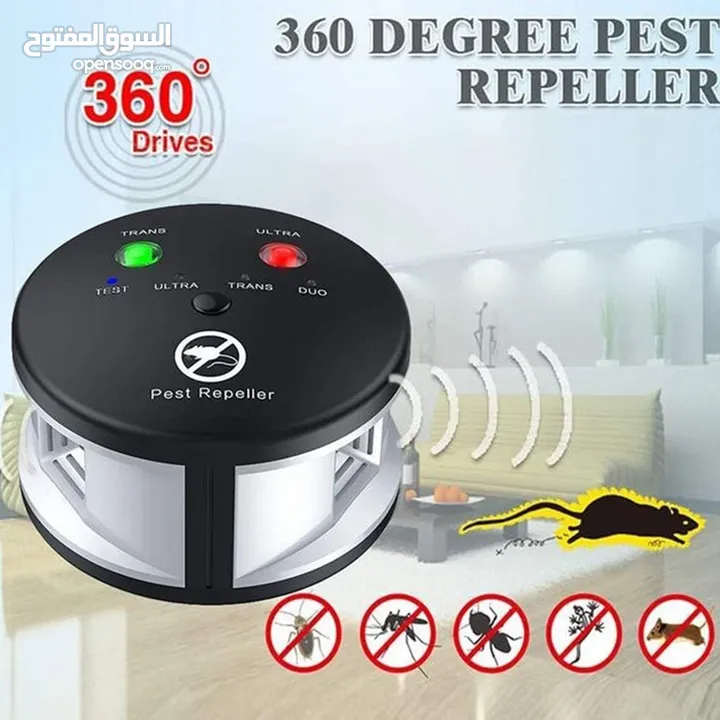 360 Degrees Ultrasonic Pest Repellers Electronic Rodent Repellers