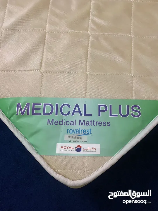 Queen size bed with Medical Mattress