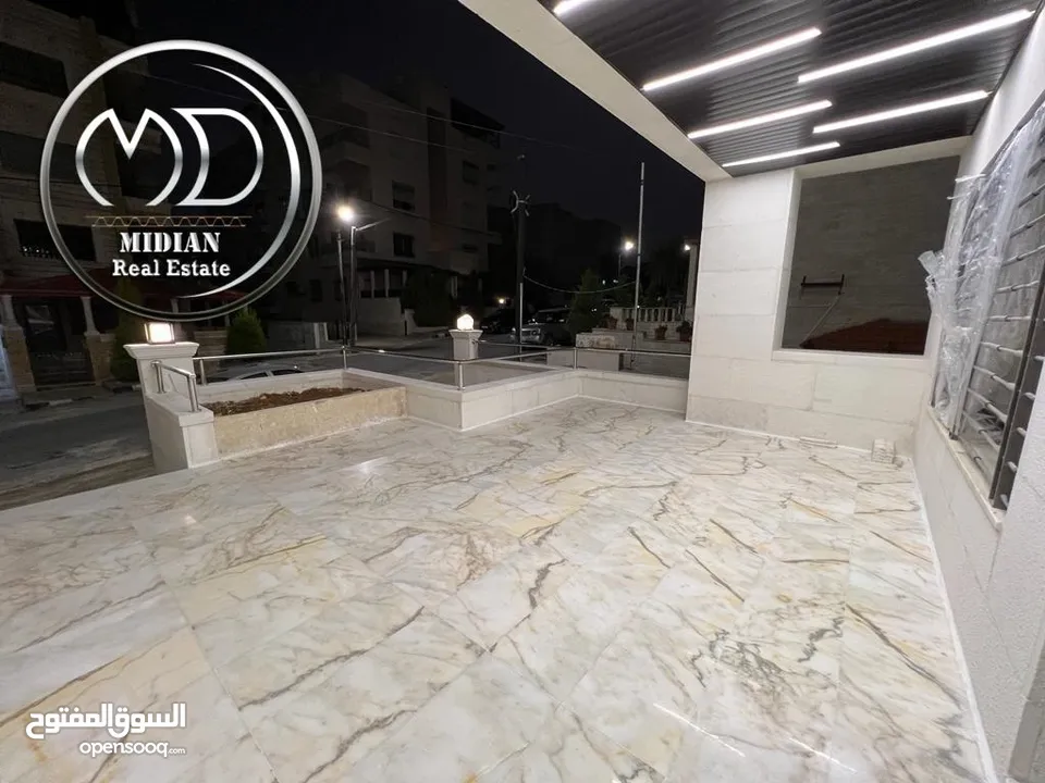 شقق ارضية وطوابق مكررة و أخير مع روف جديدة للبيع خلدا مساحات 150م & 190م مع تراسات و حدائق
