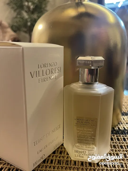 Lorenzo Villoresi Firenze Women’s Perfume  TEINT DE NEIGE EAU DE PARFUM