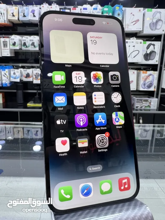 iPhone 14 Pro Max (256 GB) ايفون مستعمل 14 برو ماكس (بطارية 90٪؜) اصلية مش مرفوعة  وارد امريكي E-SIM