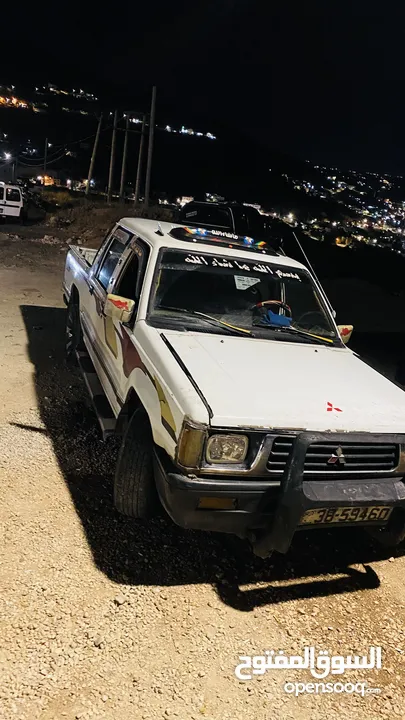 مستبيشي 1998 L200 لون ابيض للبيع اقساط دفعه 1000بحاجت ترخيص منتهي 6اشهر للستفسار