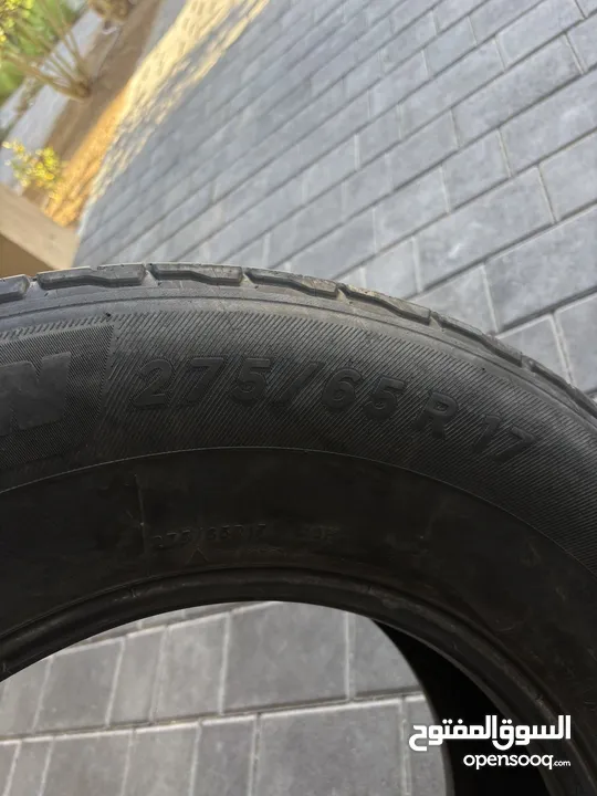 Used tires Bridgestone and Michelin (Nissan patrol - vtc)