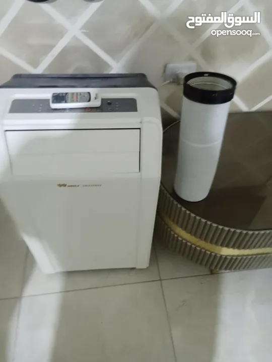 مكيف متحرك طون ونص انفيرتر من أفضل الأنواع بسوق تبريده ثلج وبغطي مساحات واسعه