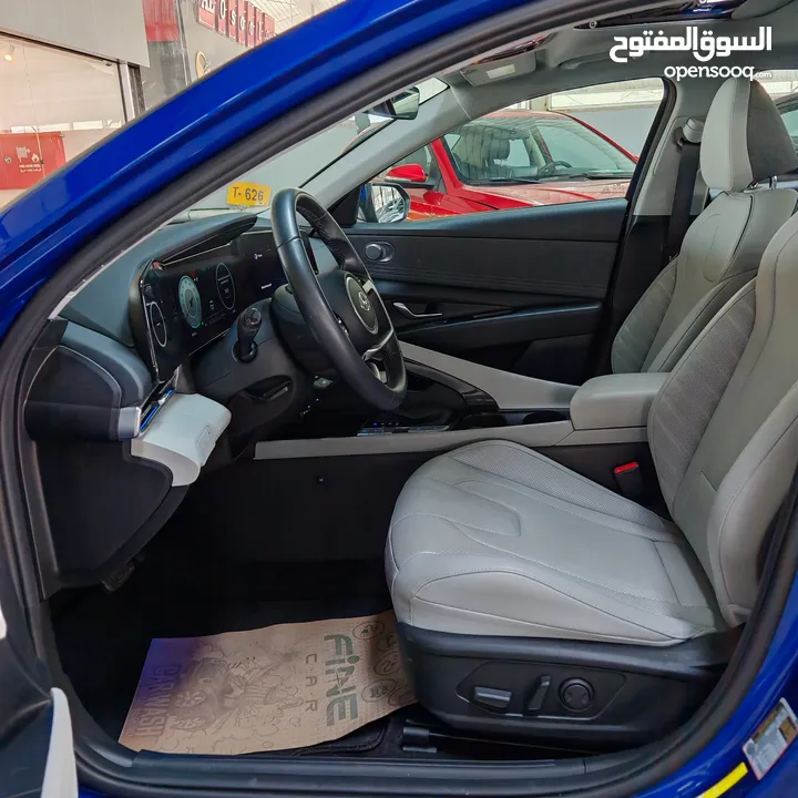 2022 HYNDAI ELANTRA HYBRID LIMITED وارد امريكي