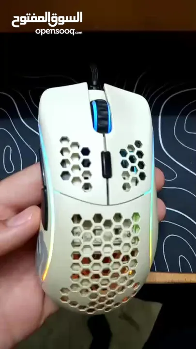 ماوس Glorious Model D سلكي – حالة ممتازة للألعاب   Glorious Model D Wired Gaming Mouse – Excellent