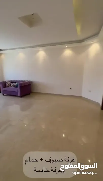 شقة للبيع في أرقى أحياء مرج الحمام 3 غرف نوم ، 3 حمامات ، غرفة معيشة ، غرفة ضيوف كراج ، مخزن ، مطبخ