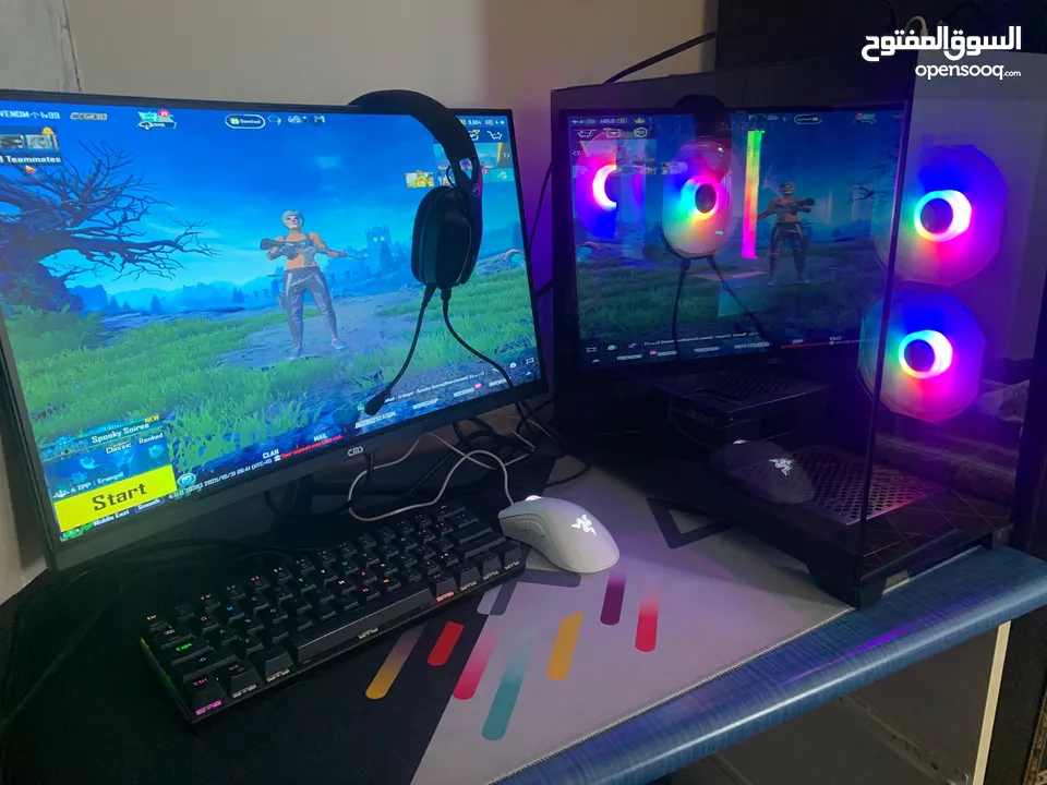 كمبيوتر جيمنج مستعمل 40 يوم 3100 شيكل كامل