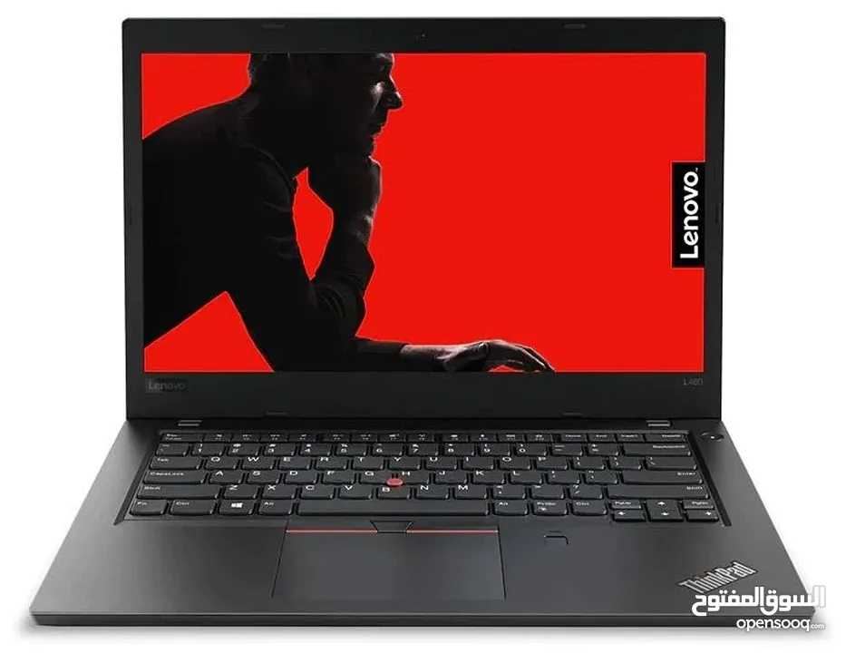 لابتوب Lenovo ThinkPad L480 14" Intel Core i5-8250U 8GB RAM 256GB SSD Webcam Win 10 Pro شبه جديد