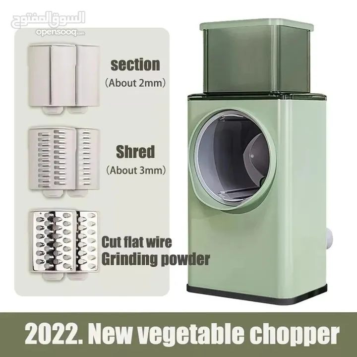 Multi Function Vegetable Cutter / Slicer with Stainless Steel Panel