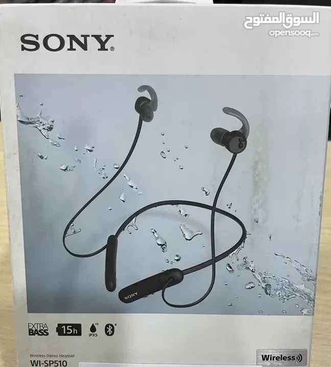 سماعات أذن لاسلكية من شركة سوني SONY WI-SP510
