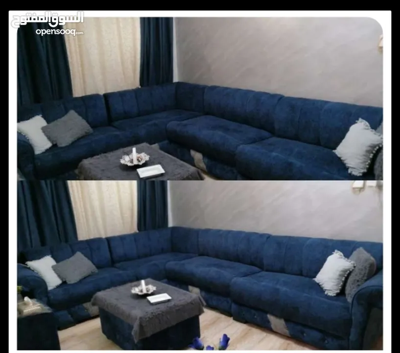 طقم كنب حرف L