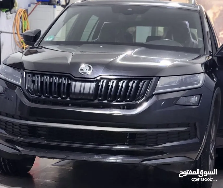 سكودا كودياك 2020 Skoda kodiaq spotr line full فتحة سقف بانوراما