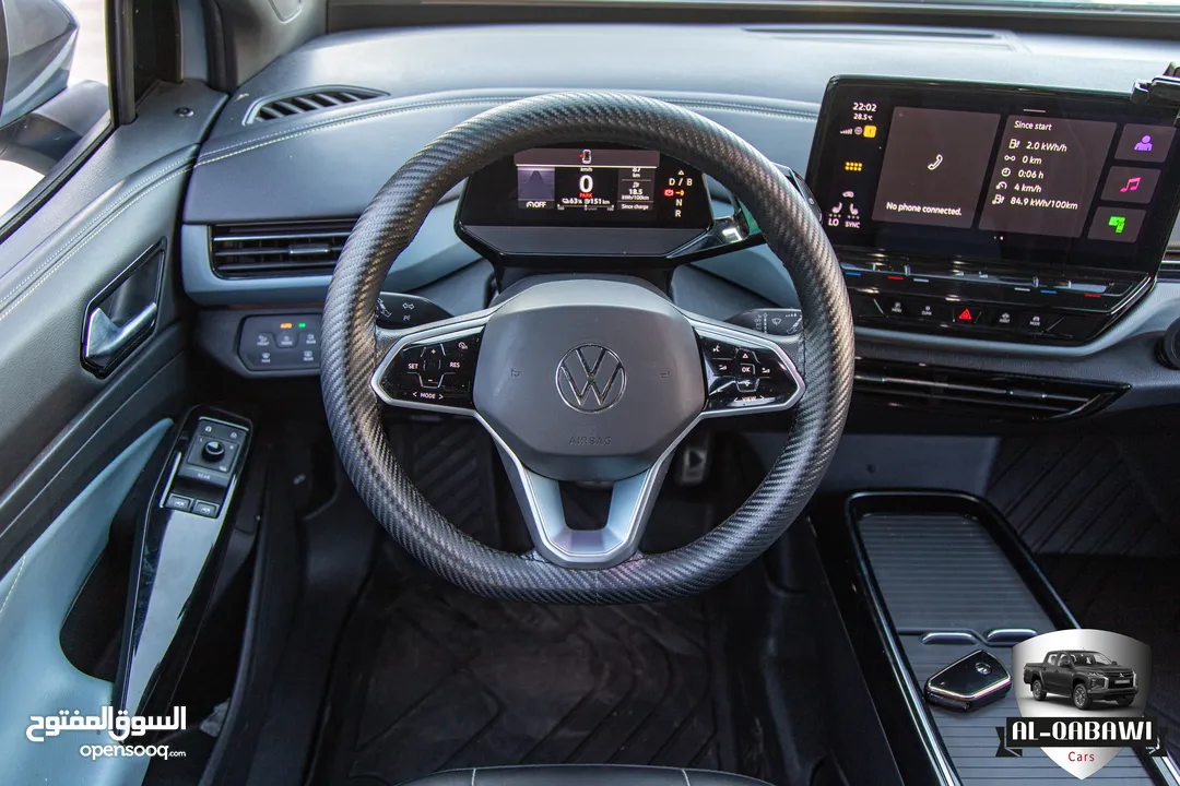Volkswagen ID.4 X Pure 2021   السيارة بحالة ممتازة جدا و قطعت مسافة 56,000 كيلو متر