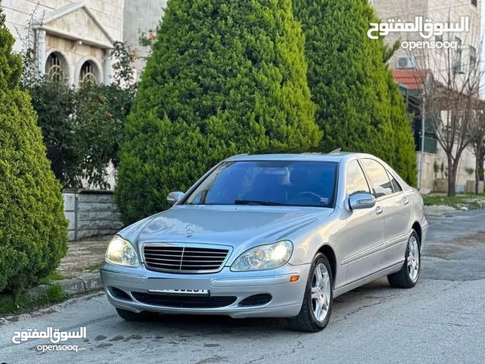 مرسيدس غواصه s430 2003 لارج للبيع ترخيص واطي