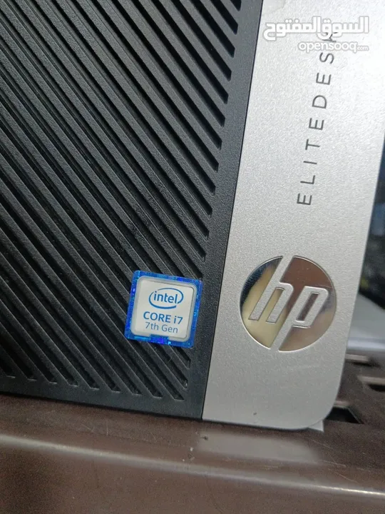 Pc HP Core i7 الجيل السابع بحالة الوكالة
