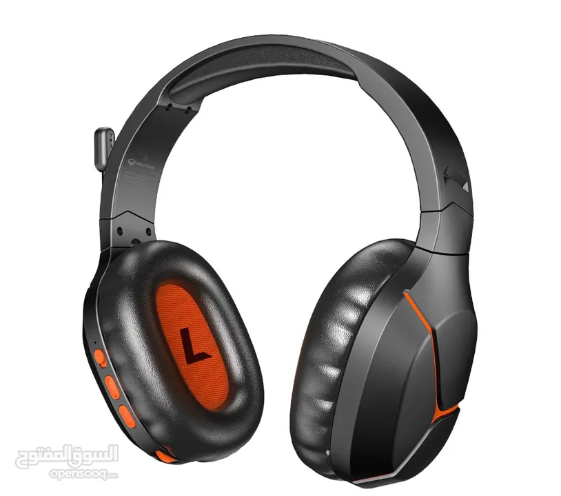 Meetion BTH011 Tri-Mode 2.4G Wireless Bluetooth & Wired Gaming Headset -Black سماعات ميشون للالعاب