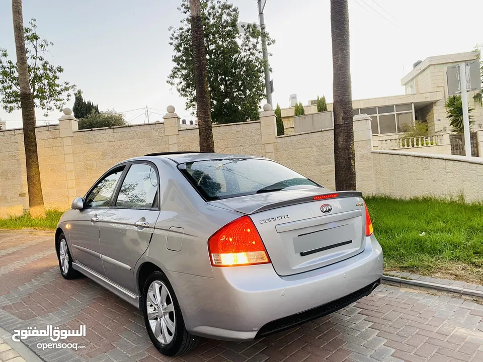 كيا سيراتو 2008 فل اضافات فل اوتماتك  ترخيص وتأمين جديد  السيارة بحالة ممتازة الله يبارك لصاحب ..