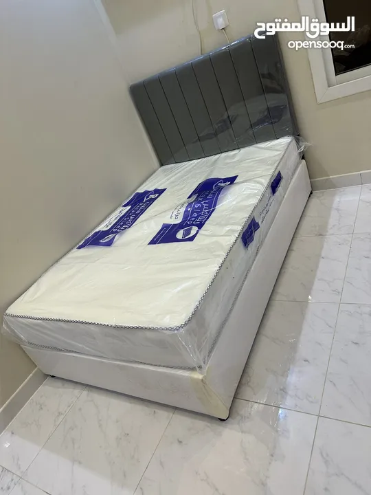Single bed, single and half bed, mattress, double bed,metal bed,سرير نفر  ونص،سرير مفرد،سرير حديد - Opensooq