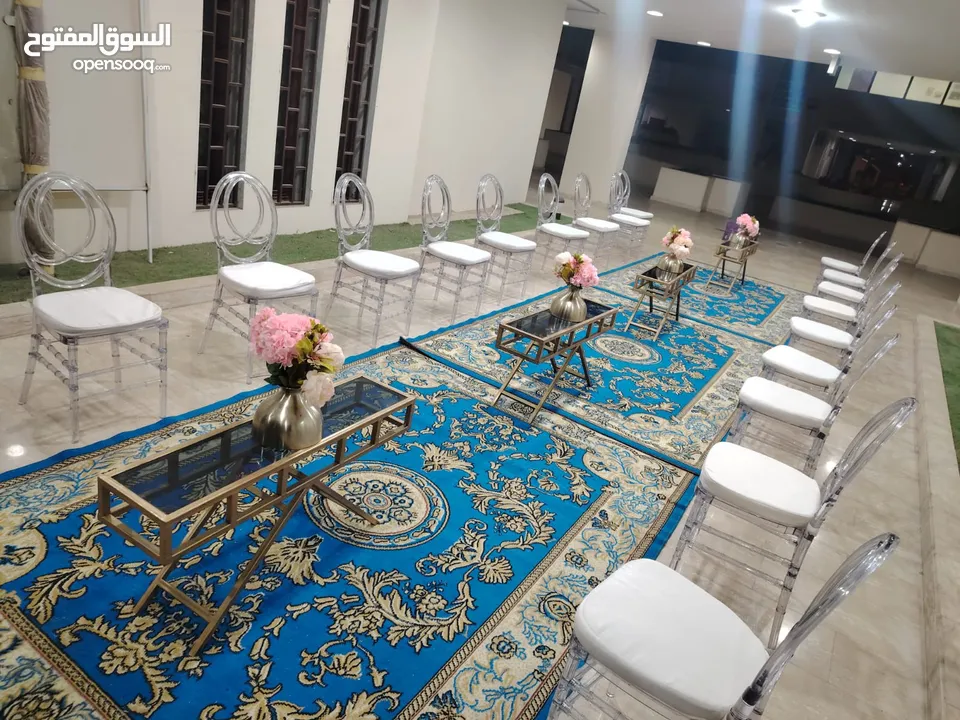 لمسة فخامة تأجير لوازم المناسبات