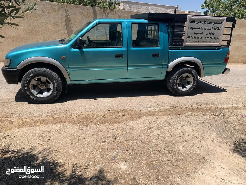 بكم اسوزو 98 دبل كمين عالي 4*4 دهان جديد ترخيص جديد تنجيد جديد كامل