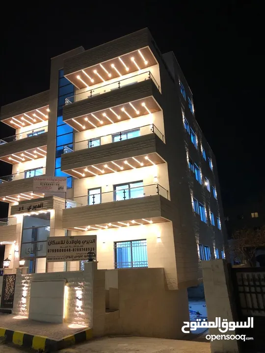 شقق مميزة باجمل مناطق البنيات خلف شارع الحرية منطقة فلل هادئة قرب جميع الخدمات بأسعار مغرية