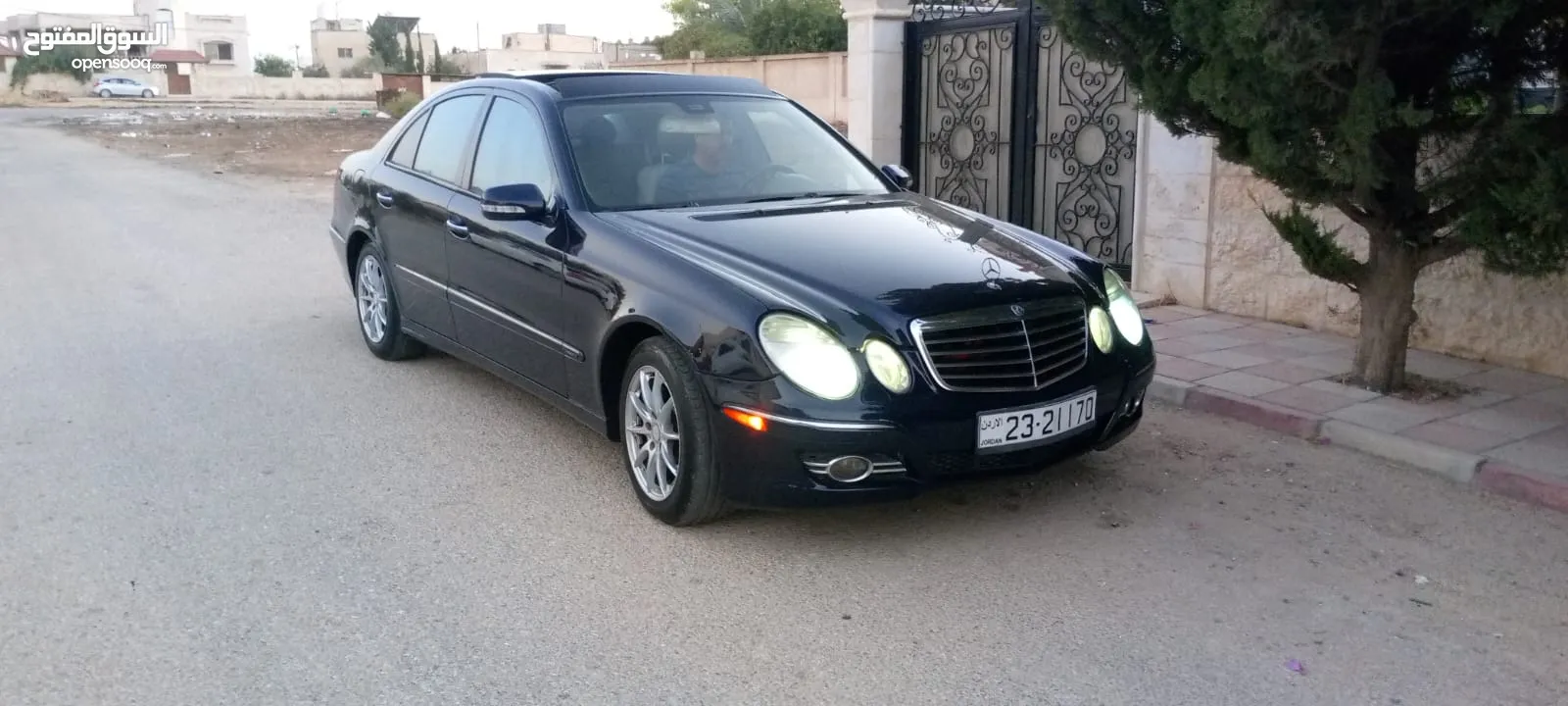 مرسيدس E200 كومبريسور بانوراما فل كامل بحاله الوكاله وارد الوكاله غرغور