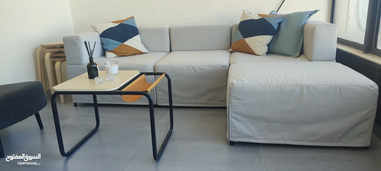 IKEA Sofa, L-shape, Couch,ايكيا كنبة صوفا كورنر