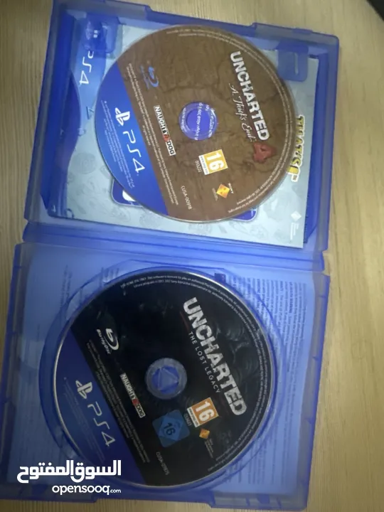 ثلاث العاب uncharted جزئين و call of duty