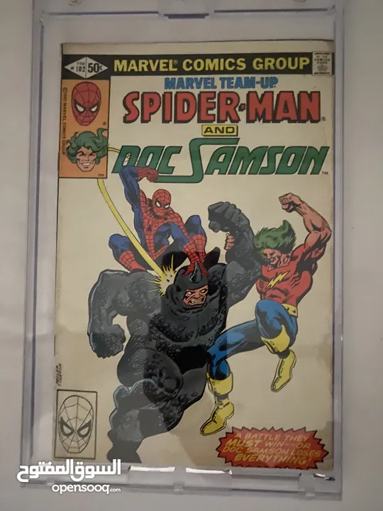 spiderman and doc rare comic