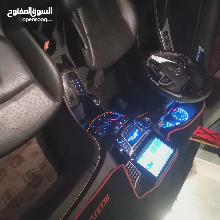 هونداي اكسنت 2016 بنزين أوتوماتيك بصمة دهان شركة